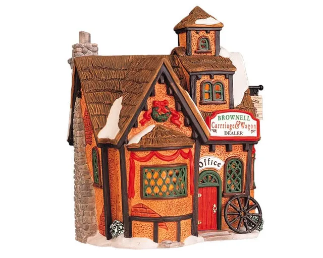 lemax-carriage-and-wagon-dealer-commerce-cal-ches-miniature image 1