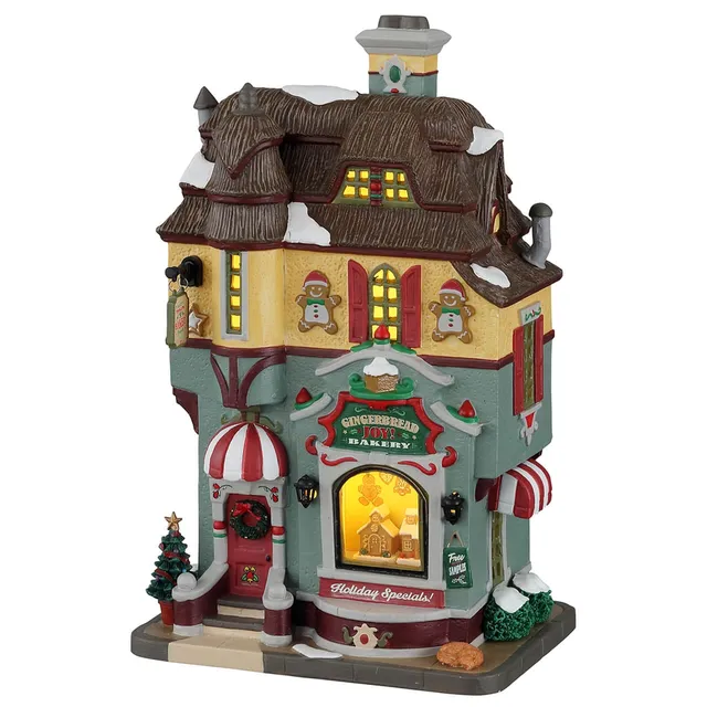lemax-gingerbread-joy-boulangerie-miniature-lumineuse-caddington-village image 1