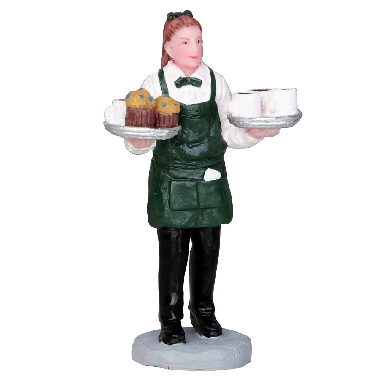 lemax-coffee-shop-girl-figurine-caf-pour-village-miniature image 1