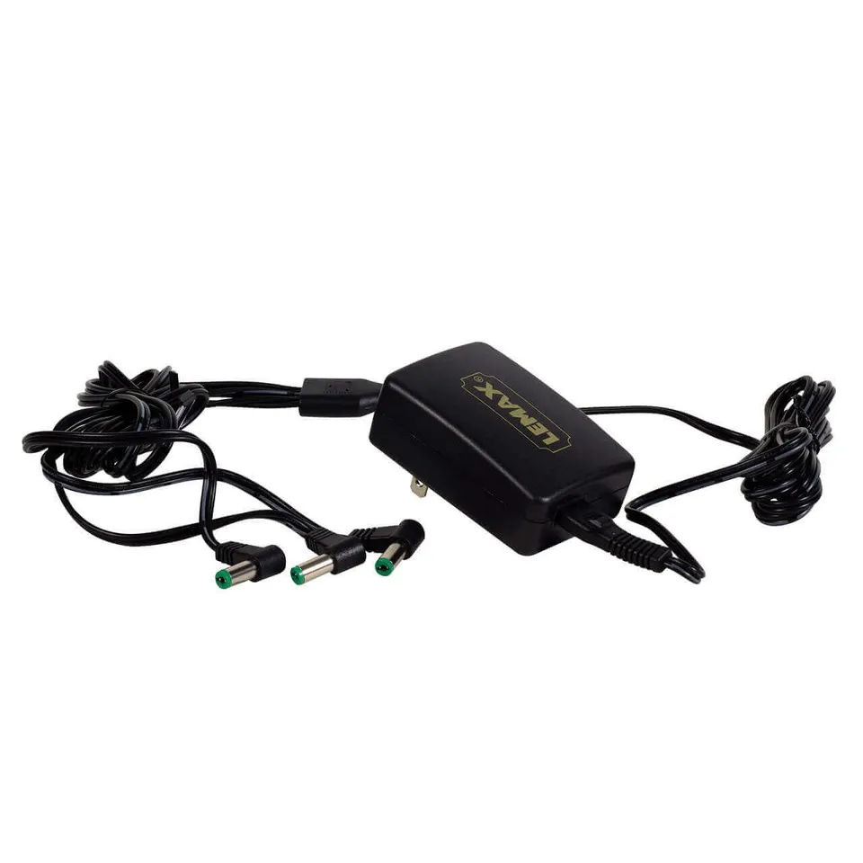 lemax-adaptateur-4-5v-noir-3-sorties-alimentation-village image 1