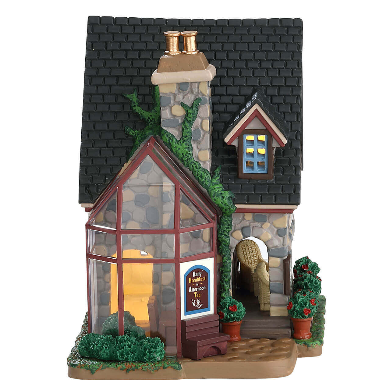 lemax-1870-house-bed-breakfast-maison-village-miniature-lumineuse image 3