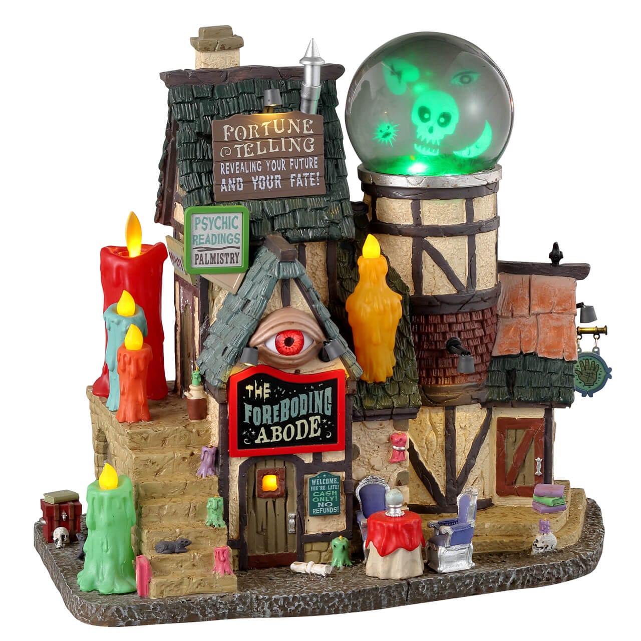 lemax-the-foreboding-abode-maison-hant-e-lumineuse-spooky-town image 1