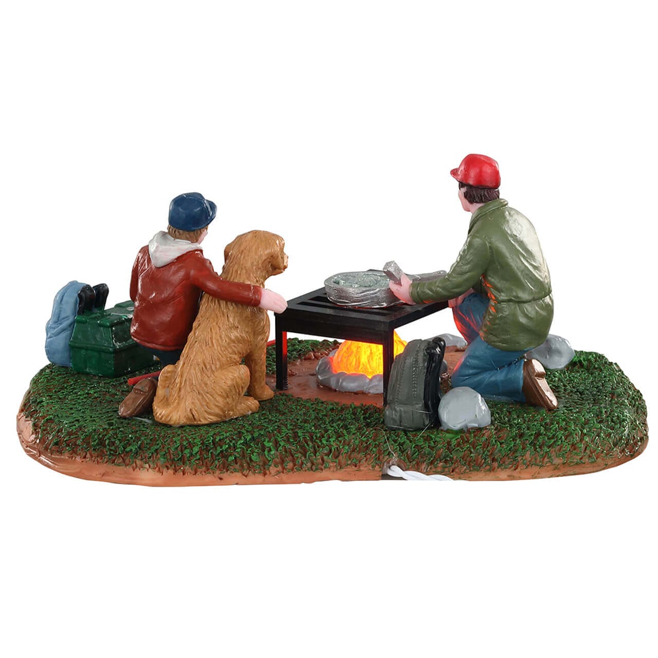 lemax-fish-fry-with-dad-sc-ne-miniature-feu-de-camp image 4