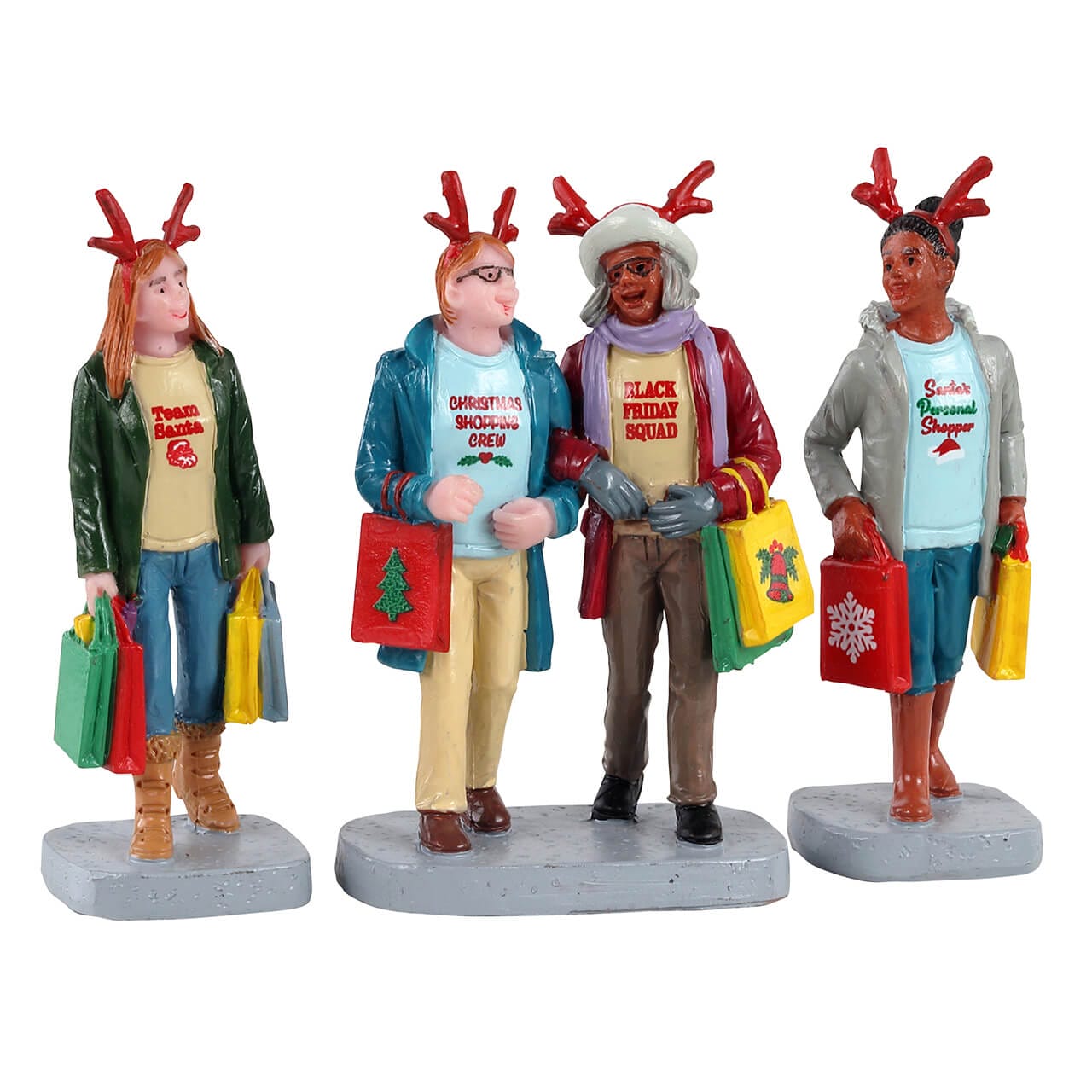 lemax-girls-christmas-shopping-trip-set-4-figurines-shopping-de-no-l image 2