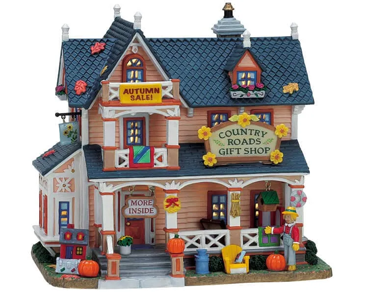 lemax-country-roads-gift-shop-boutique-miniature-lumineuse-village-de-no-l image 1