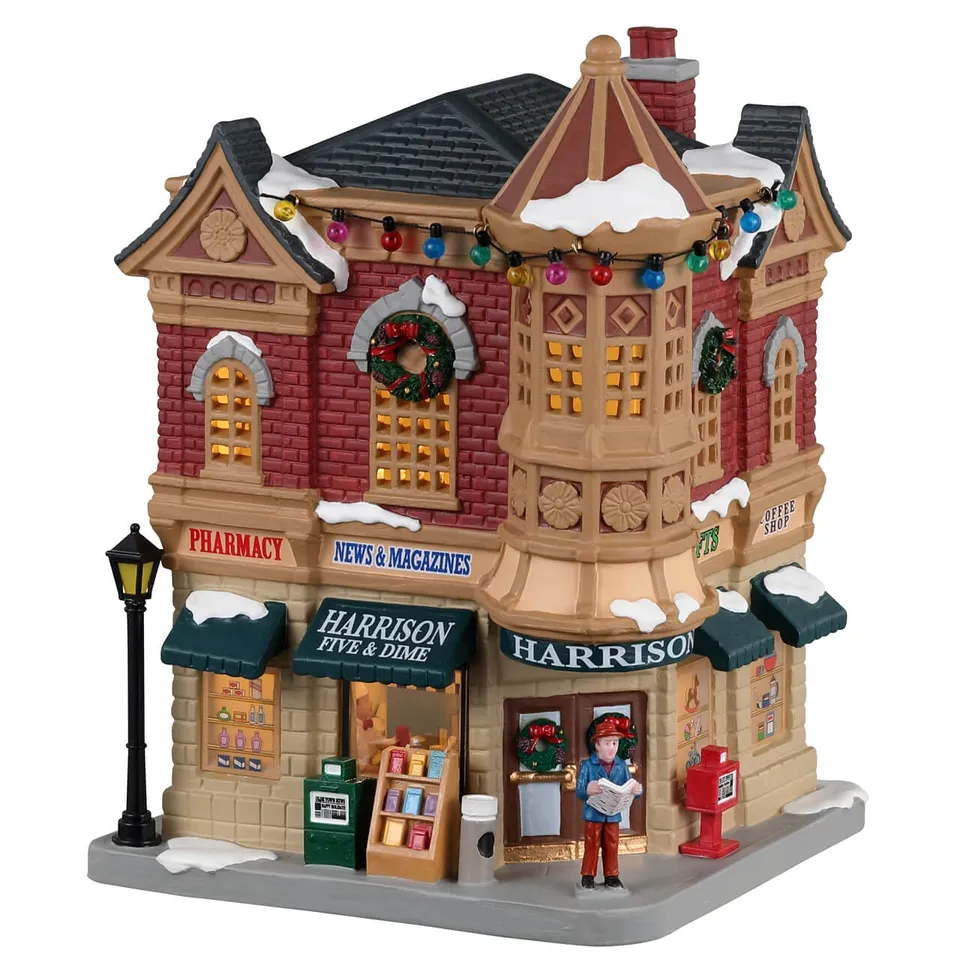 lemax-harrison-five-dime-magasin-miniature-lumineux-caddington image 1