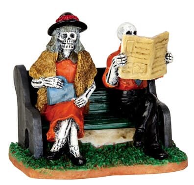 lemax-really-late-train-figurine-train-spooky-town-miniature image 1