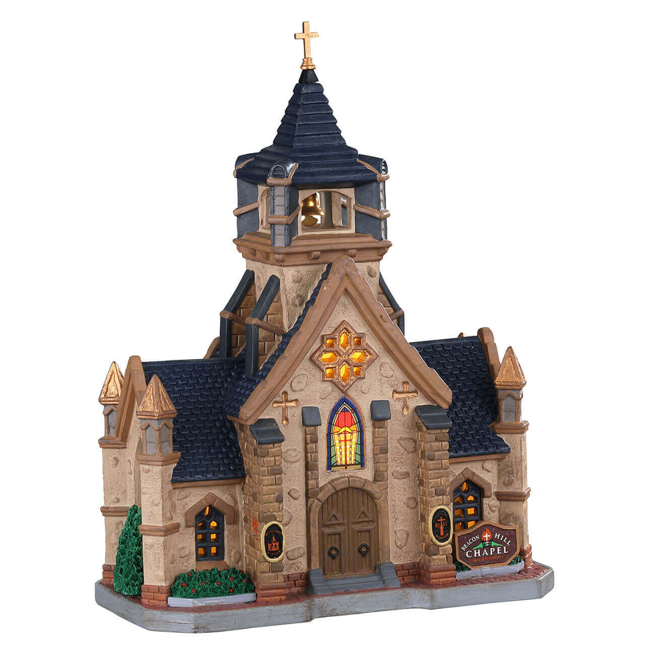 lemax-beacon-hill-chapel-chapelle-lumineuse-village-no-l image 1