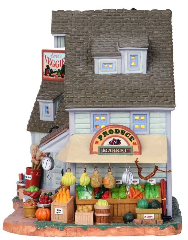 lemax-earl-s-farmers-market-march-fermier-village-miniature image 3