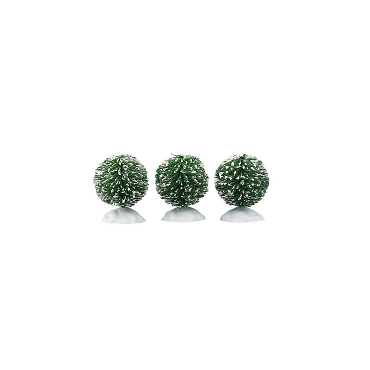 lemax-round-bristle-tree-mini-lot-de-3-mini-sapins image 1