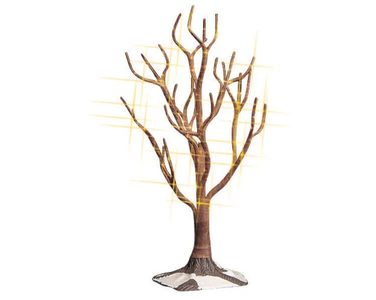 lemax-shimmering-oak-clear-large-grand-arbre-lumineux-village image 1