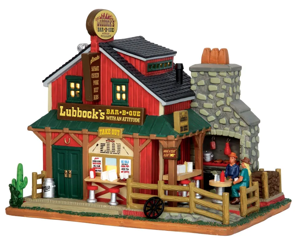 lemax-lubbock-s-bbq-b-timent-village-lumineux image 1