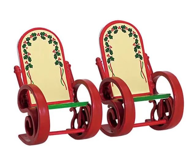 lemax-rocking-chair-figurine-chaise-bascule-miniature image 1