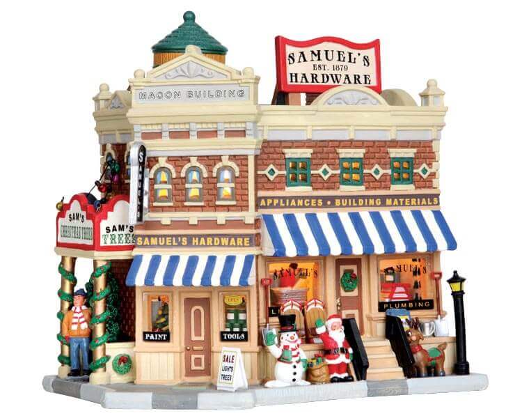 lemax-samuel-s-hardware-boutique-village-de-no-l-lumineuse image 1