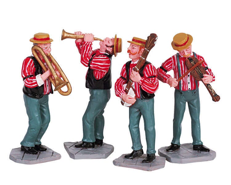 lemax-dixieland-band-figurines-orchestre-miniature image 1