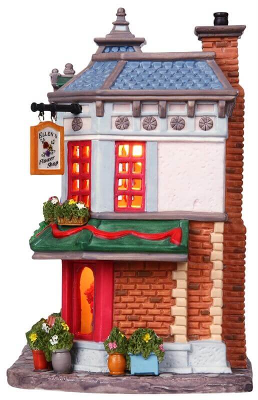lemax-ellen-s-flower-shop-fleuriste-miniature-pour-village-de-no-l image 2