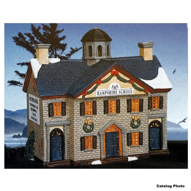 lemax-hampshire-school-cole-de-village-miniature-lumineuse image 1