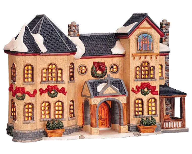 lemax-rectory-b-timent-presbyt-re-village-miniature image 1