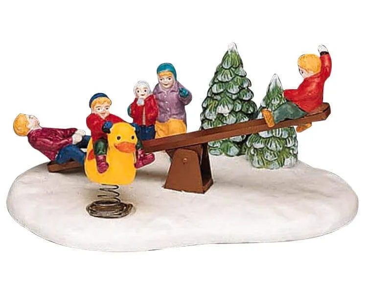 lemax-teeter-totter-balan-oire-miniature-village-de-no-l image 1