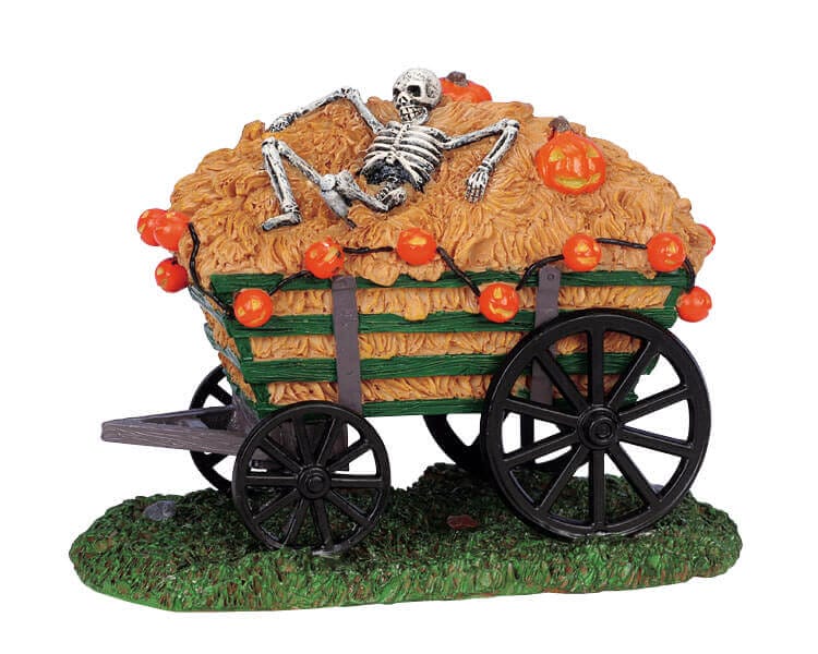 lemax-spooky-haywagon-chariot-de-foin-halloween-spooky-town image 1