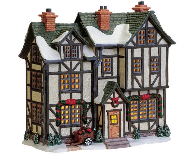 lemax-the-old-hall-b-timent-miniature-lumineux-village-de-no-l image 1
