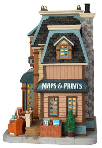 lemax-the-book-bin-librairie-lumineuse-village-de-no-l image 3