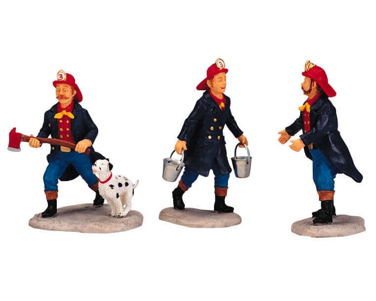 lemax-bucket-brigade-figurines-pompiers-seau-miniature image 1