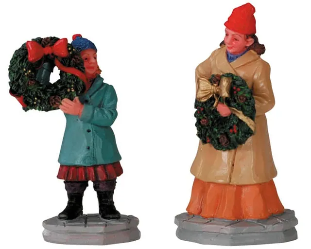 lemax-christmas-wreaths-accessoire-couronnes-de-no-l-miniature image 1