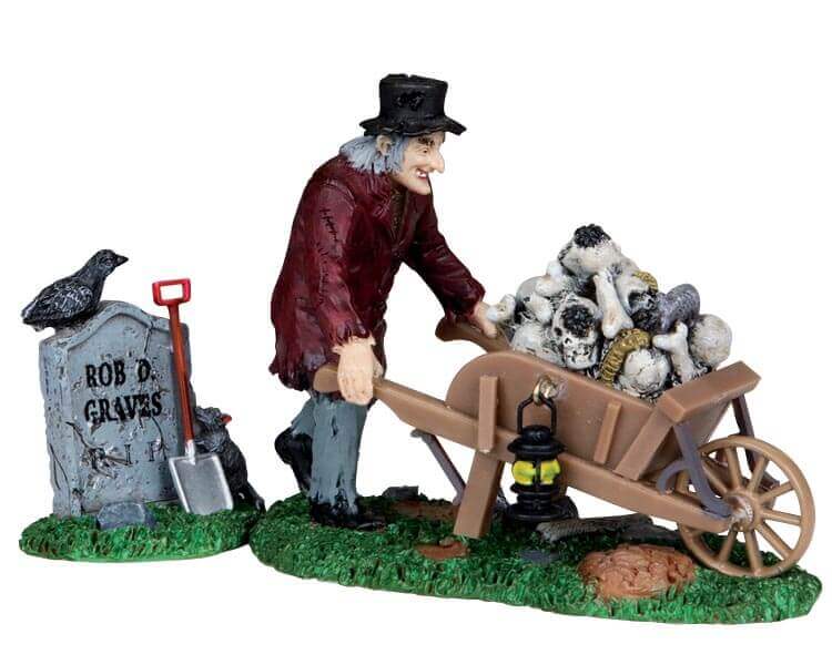lemax-grave-robber-figurine-spooky-town-halloween image 1