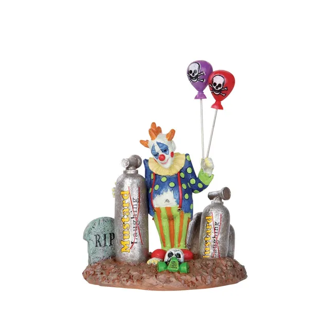 lemax-balloon-clown-figurine-clown-spooky-town image 1