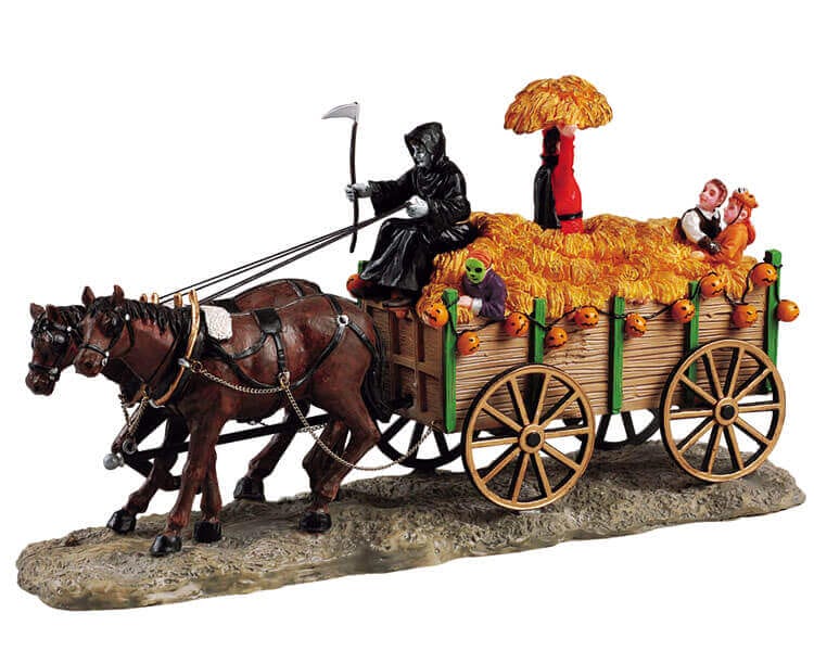 lemax-haunted-hayride-attraction-miniature-spooky-town image 1