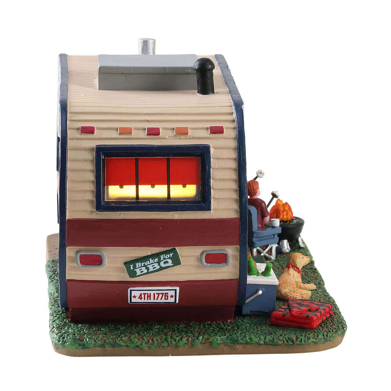 lemax-summer-trailer-caravane-miniature-village image 3