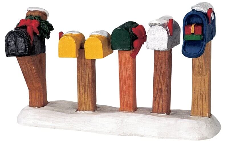 lemax-country-road-mailboxes-bo-tes-aux-lettres-miniatures image 1
