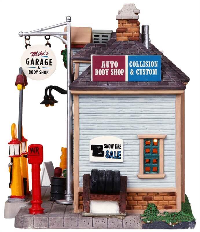 lemax-mike-s-auto-repair-body-shop-b-timent-de-village-miniature image 2