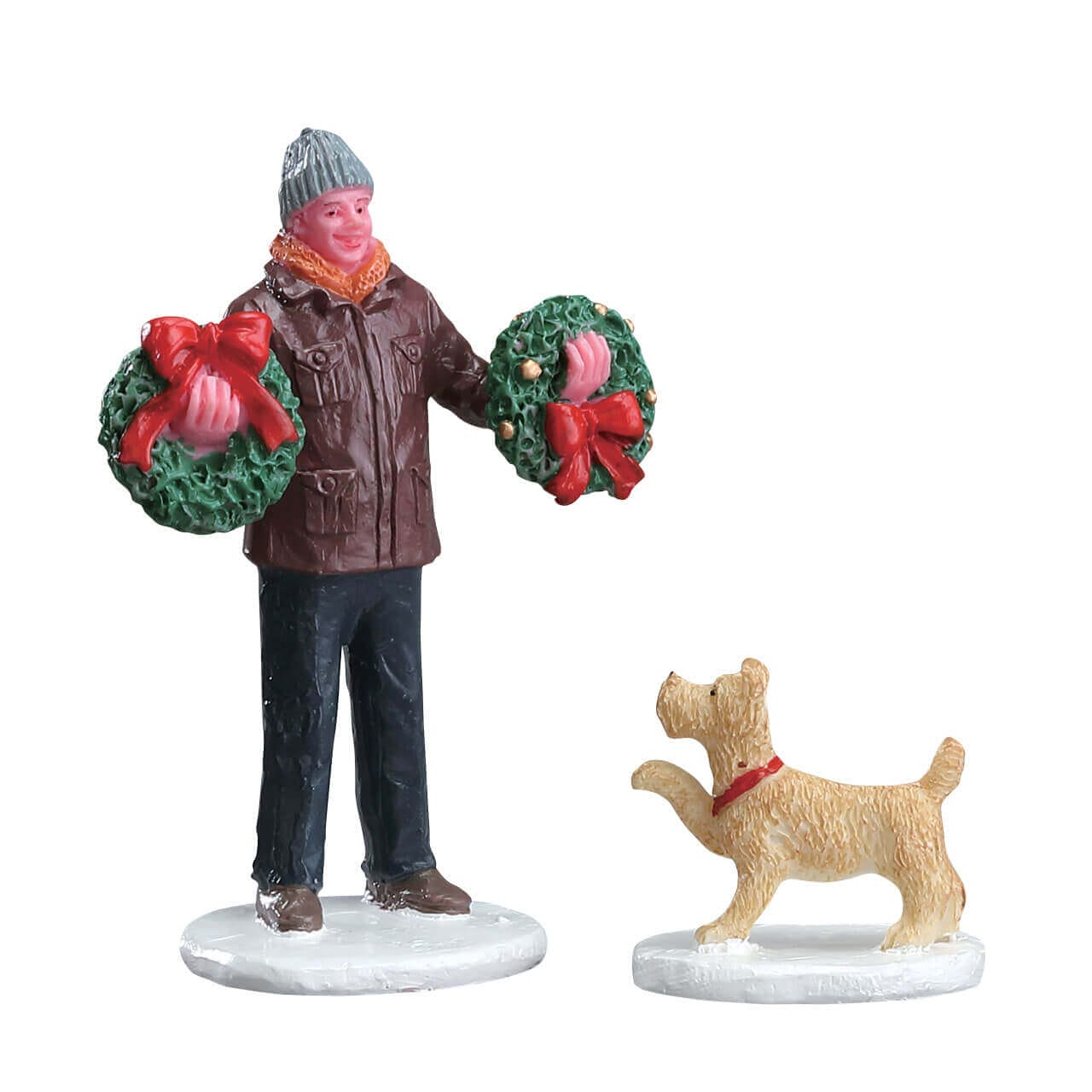 lemax-tree-lot-figure-set-of-2-lot-de-2-figurines-march-aux-sapins image 1