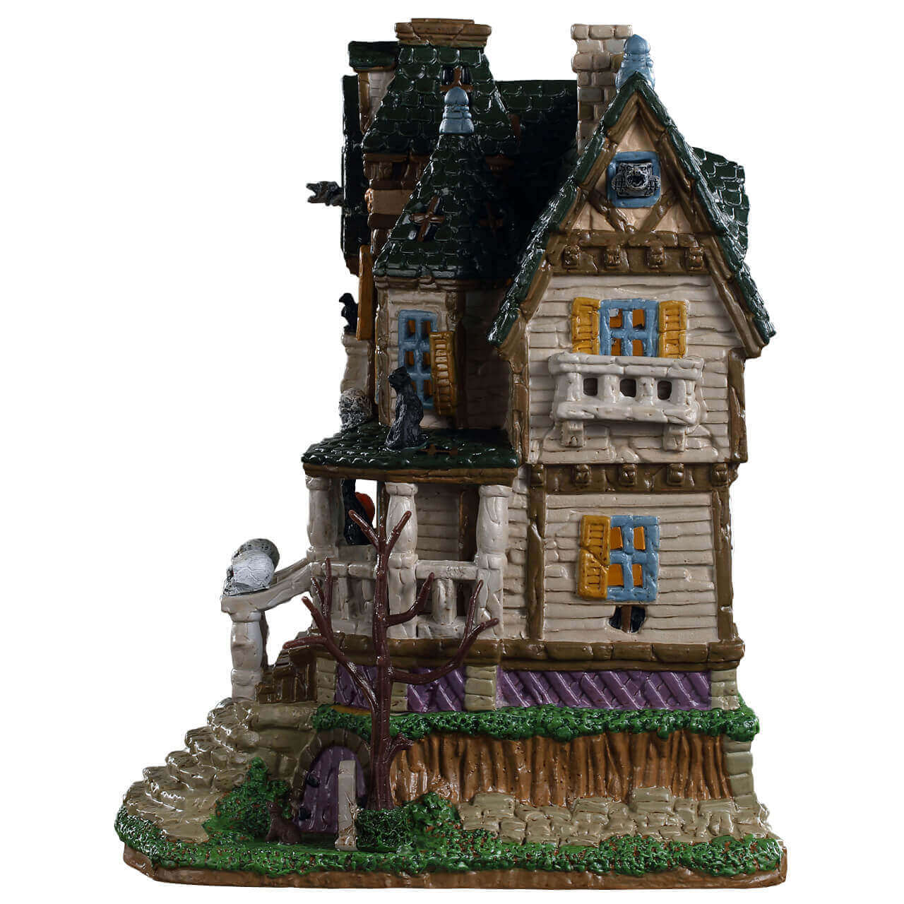lemax-the-haunted-knoll-maison-hant-e-lumineuse-spooky-town image 2