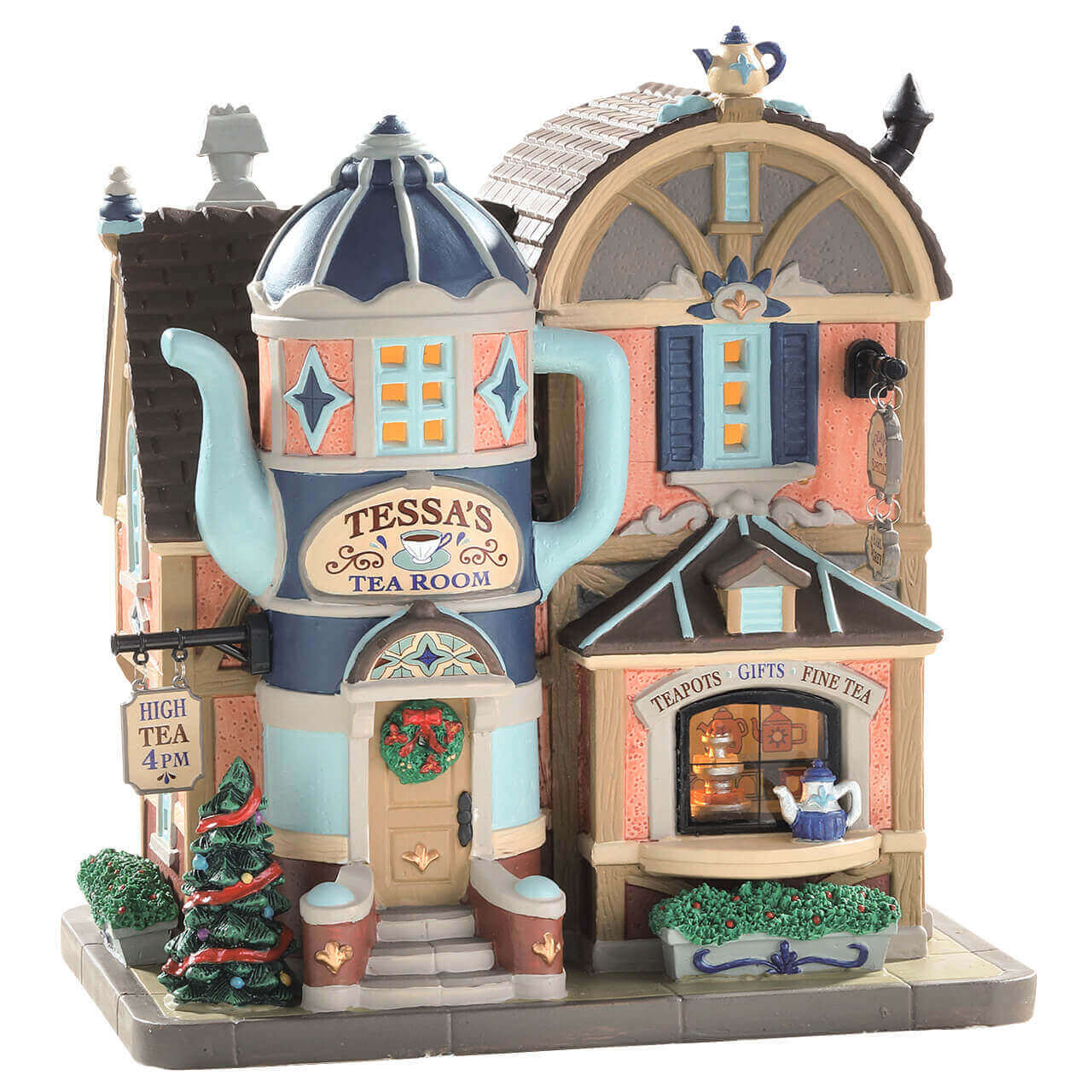 lemax-tessas-tea-room-maison-lumineuse-village-de-no-l image 1