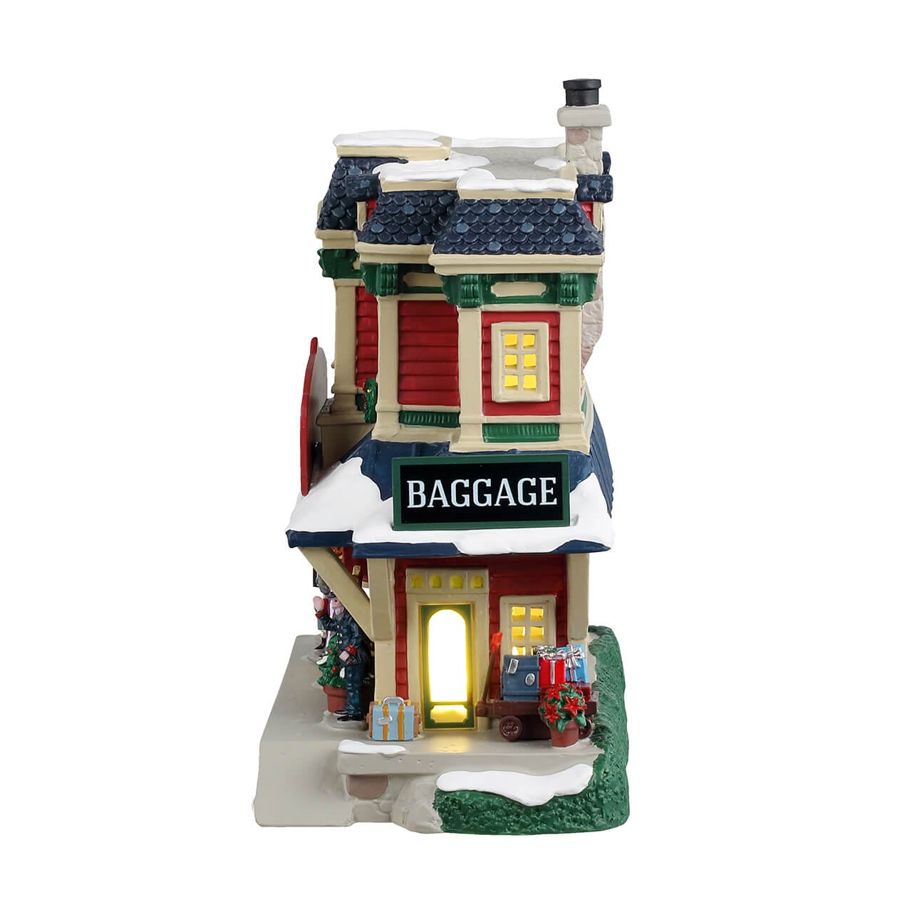 lemax-holly-jolly-junction-gare-miniature-lumineuse-de-no-l-caddington image 3