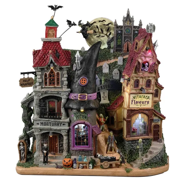 lemax-raven-hill-b-timent-lumineux-spooky-town image 1