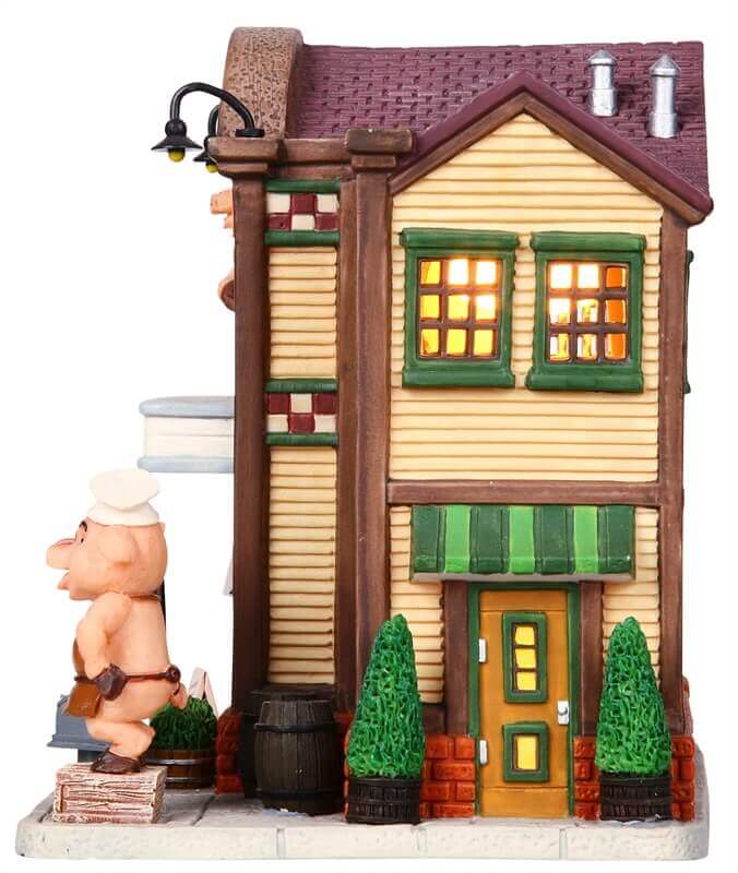 lemax-clifton-s-butcher-shop-boucherie-miniature-lumineuse image 2