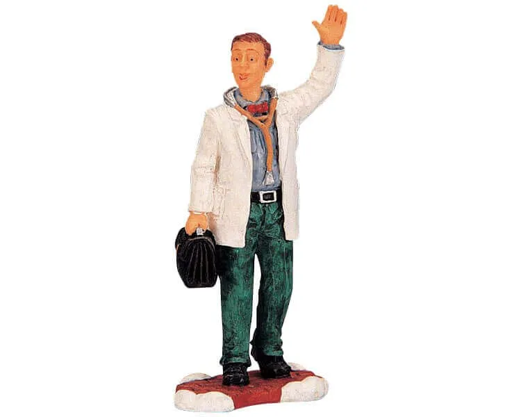 lemax-doctor-figurine-docteur-pour-village-miniature image 1