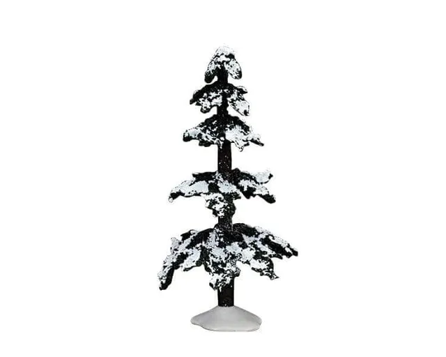 lemax-snowy-cedar-medium-sapin-enneig-miniature-stable image 1