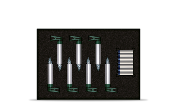 krinner-lumix-deluxe-argent-mini-extension-7-bougies-led image 5