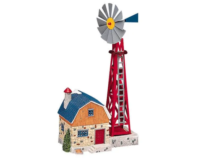 lemax-village-mill-moulin-miniature-de-village image 1