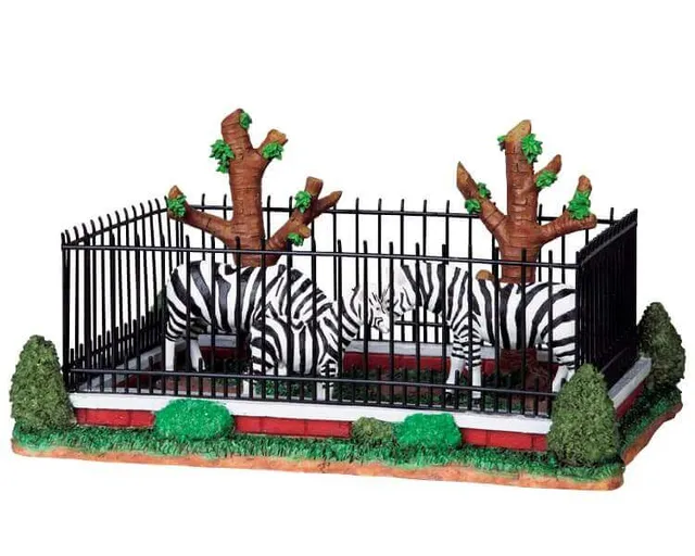 lemax-zebra-family-famille-z-bres-miniature-village image 1