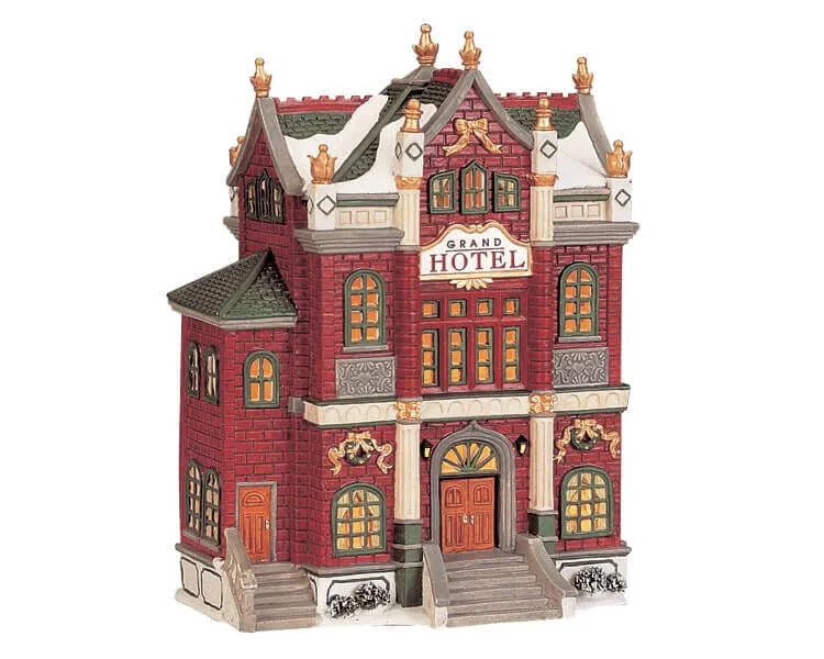 lemax-grand-hotel-b-timent-miniature-h-tel-lumineux-de-village image 1