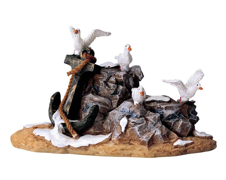 lemax-gull-landing-maison-de-village-de-no-l-miniature image 1