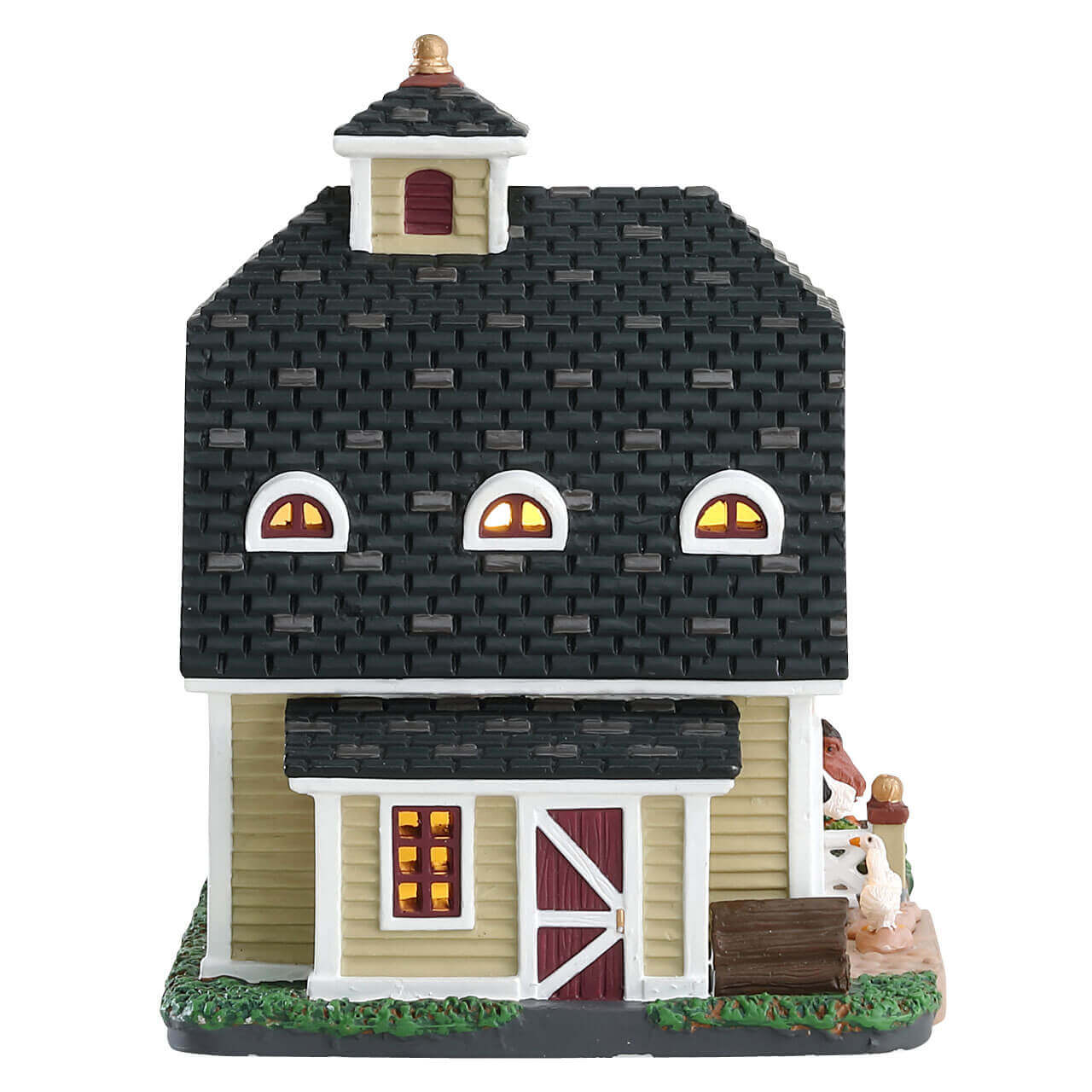 lemax-jones-farmhouse-ferme-lumineuse-village-miniature-de-no-l image 3