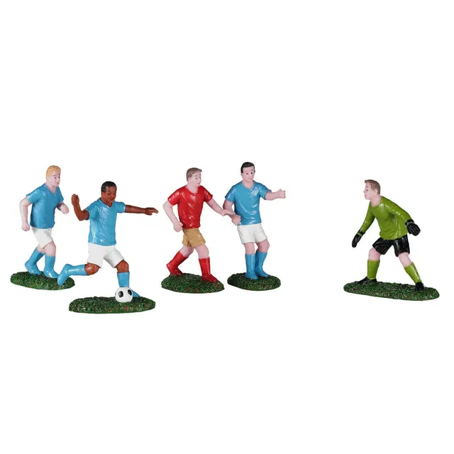 lemax-soccer-practice-figurines-foot-village-miniature image 1