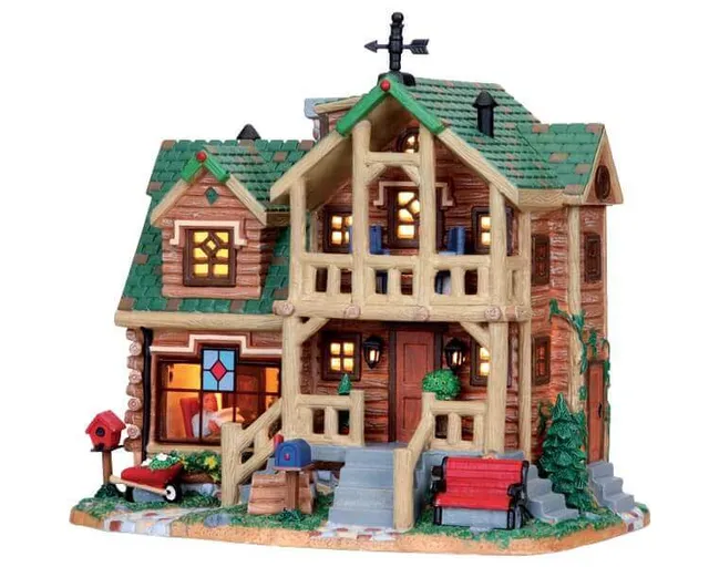 lemax-timber-ridge-retreat-chalet-lumineux-village image 1